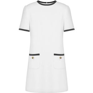 Moschino, Dames, Jurken, Wit, Maat: XS