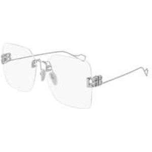 Balenciaga - Bb 0113O - Optisch Montuur - Grijs - 60 MM