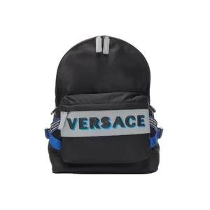 Versace Canvas travel-bags , Black , Heren , Maat: ONE Size