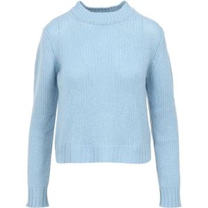 Weekend Max Mara, Dames, Truien, Blauw, Maat: S Kasjmier,