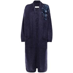 Blugirl, Dames, Truien, Blauw, Maat: S