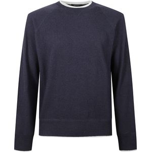 Aragona, Heren, Truien, Blauw, Maat: M Kasjmier,