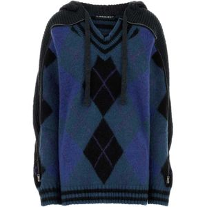 Y/Project, Dames, Truien, Blauw, Maat: 2XS Katoen,