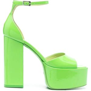 Paris Texas, Dames, Schoenen, Groen, Maat: 36 EU Leer,