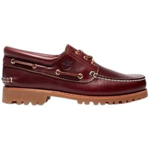 Timberland, Heren, Schoenen, Rood, Maat: 43 EU Leer,