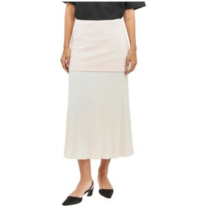 Jil Sander, Dames, Rokken, Roze, Maat: S Wol,