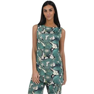 Alpha Studio, Dames, Tops, Groen, Maat: S