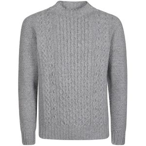 Drumohr, Heren, Truien, Grijs, Maat: XL Wol,