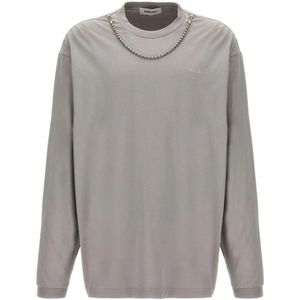 Ambush, Heren, Tops, Grijs, Maat: M Katoen,