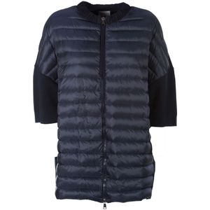 Moncler, Dames, Jassen, Blauw, Maat: XS