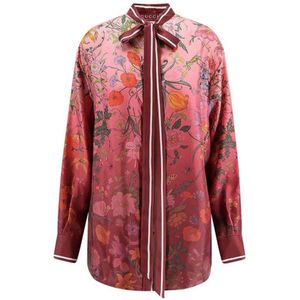 Gucci, Dames, Blouses & Shirts, Veelkleurig, Maat: M