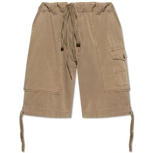 Moschino, Heren, Korte broeken, Beige, Maat: S Katoen,