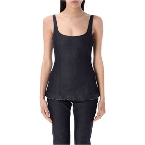 Marni, Dames, Tops, Blauw, Maat: XS Katoen,