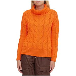 Ermanno Scervino, Dames, Truien, Oranje, Maat: 2XS Wol,