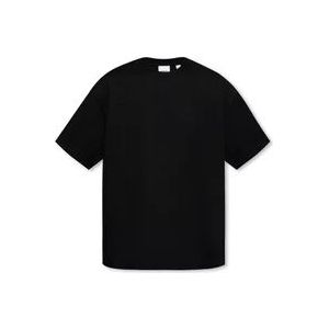 Burberry Willesden jacquard T-shirt , Black , Heren , Maat: XL