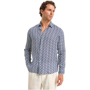 Peninsula, Heren, Overhemden, Veelkleurig, Maat: XL Linnen,