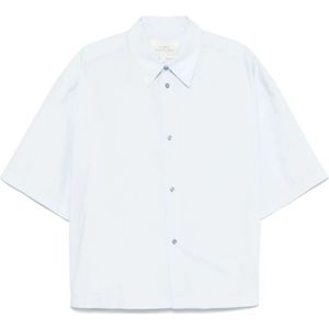 Studio Nicholson, Heren, Overhemden, Blauw, Maat: L