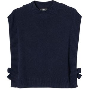 A.p.c., Dames, Truien, Blauw, Maat: XS