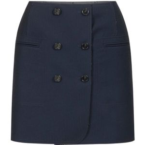 Iceberg, Dames, Rokken, Blauw, Maat: 2XS Viscose,