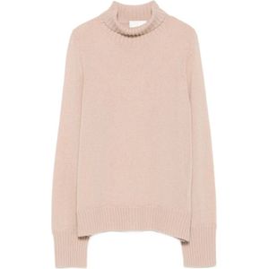 Allude, Dames, Truien, Beige, Maat: XS Kasjmier,