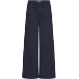 Ichi, Dames, Broeken, Blauw, Maat: W26 L32