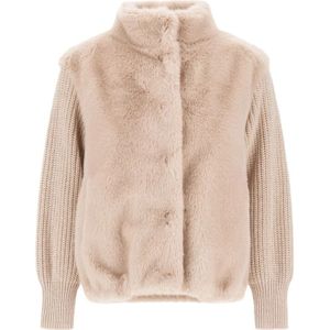 Herno, Dames, Jassen, Beige, Maat: M Wol,