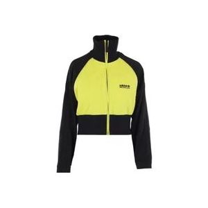 Gele Sweater van Moncler Genius x adidas , Yellow , Dames , Maat: S