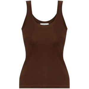 Lemaire, Dames, Tops, Bruin, Maat: XS