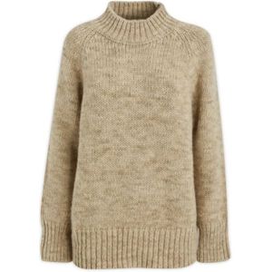 Maison Margiela, Dames, Truien, Beige, Maat: XS Katoen,