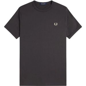 Fred Perry, Heren, Tops, Grijs, Maat: S Katoen,