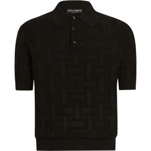 Dolce & Gabbana, Heren, Tops, Zwart, Maat: 2XL