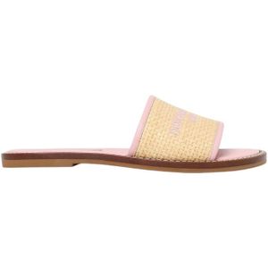 Dolce & Gabbana, Dames, Schoenen, Roze, Maat: 37 EU Leer,