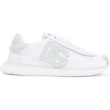 Dolce&Gabbana Low-Top Sneakers - Round Toe Sneakers With Dg Patch in wit