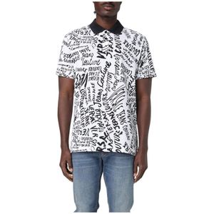 Versace Jeans Couture, Heren, Tops, Wit, Maat: XS