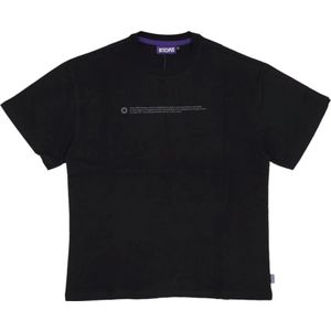 Octopus, Heren, Tops, Zwart, Maat: M Katoen,