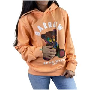 Barrow, Dames, Sweatshirts & Hoodies, Oranje, Maat: L Jersey,