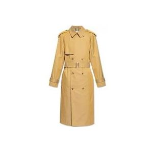 Burberry Katoenen trenchcoat , Brown , Heren , Maat: M