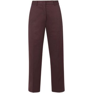 Liviana Conti, Dames, Broeken, Rood, Maat: XS Denim,