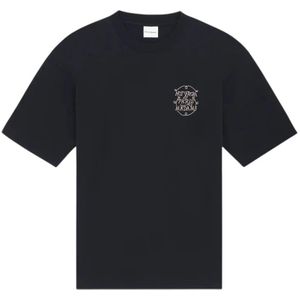 Drole de Monsieur, Heren, Tops, Zwart, Maat: L Katoen,