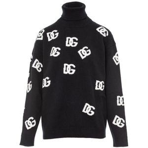 Dolce & Gabbana, Dames, Truien, Zwart, Maat: 2XS