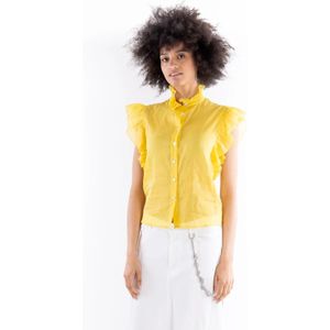 5Progress, Dames, Tops, Geel, Maat: S Katoen,
