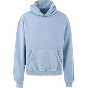 Aspesi, Heren, Sweatshirts & Hoodies, Blauw, Maat: M Katoen,