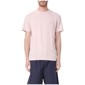 Woolrich, Heren, Tops, Roze, Maat: XL Wol,