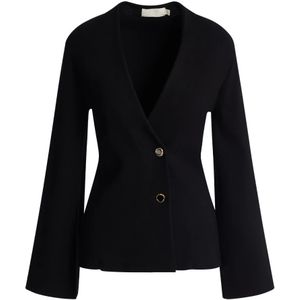 Wakakuu Icons, Dames, Jassen, Zwart, Maat: M Leer,