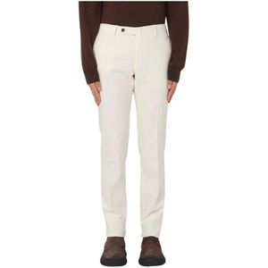 PT Torino, Heren, Broeken, Wit, Maat: S Katoen,