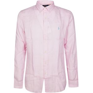 Polo Ralph Lauren, Heren, Overhemden, Roze, Maat: XL