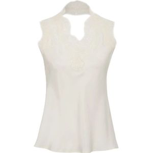 Gold Hawk, Dames, Tops, Wit, Maat: L Zijde,