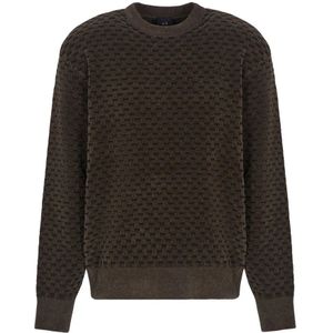 Armani Exchange, Heren, Truien, Bruin, Maat: S