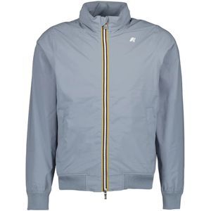 K-Way, Heren, Jassen, Grijs, Maat: M Katoen,