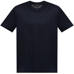 Brioni, Heren, Tops, Blauw, Maat: L Zijde,